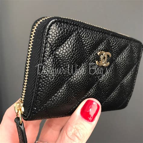 chanel wallet with zipper|chanel zipped wallet small.